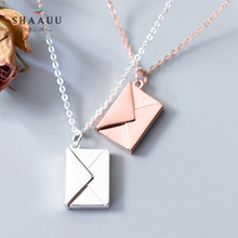 Load image into Gallery viewer, 925 Sterling Silver Envelope Love Letter Pendant