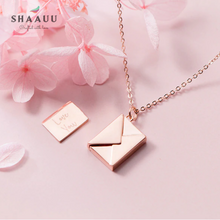 Load image into Gallery viewer, 925 Sterling Silver Envelope Love Letter Pendant
