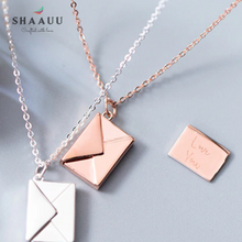 Load image into Gallery viewer, 925 Sterling Silver Envelope Love Letter Pendant
